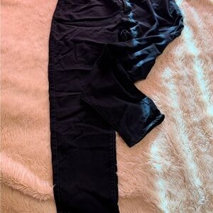 Max Jeans Black Straight Leg Denim 18W Plus Size Stretch Classic Mid Rise